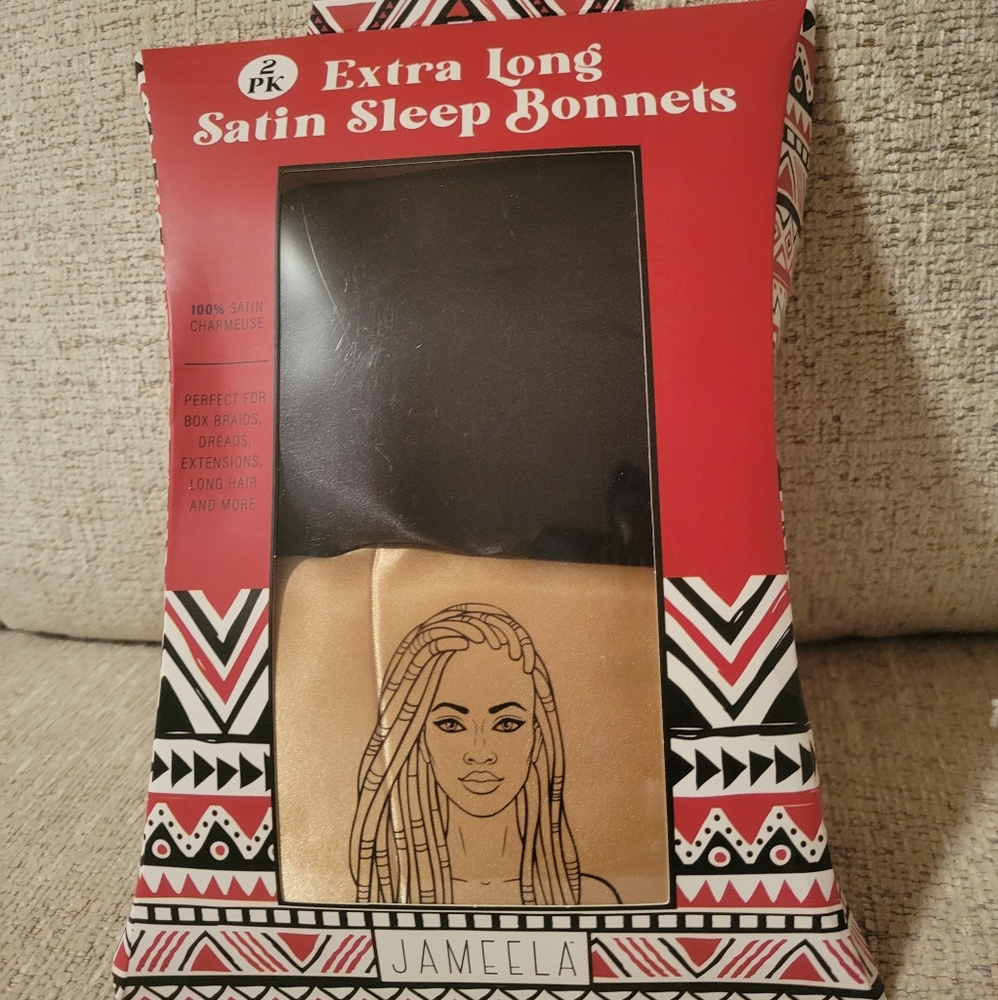 2pk Extra Long Sleeping Bonnets